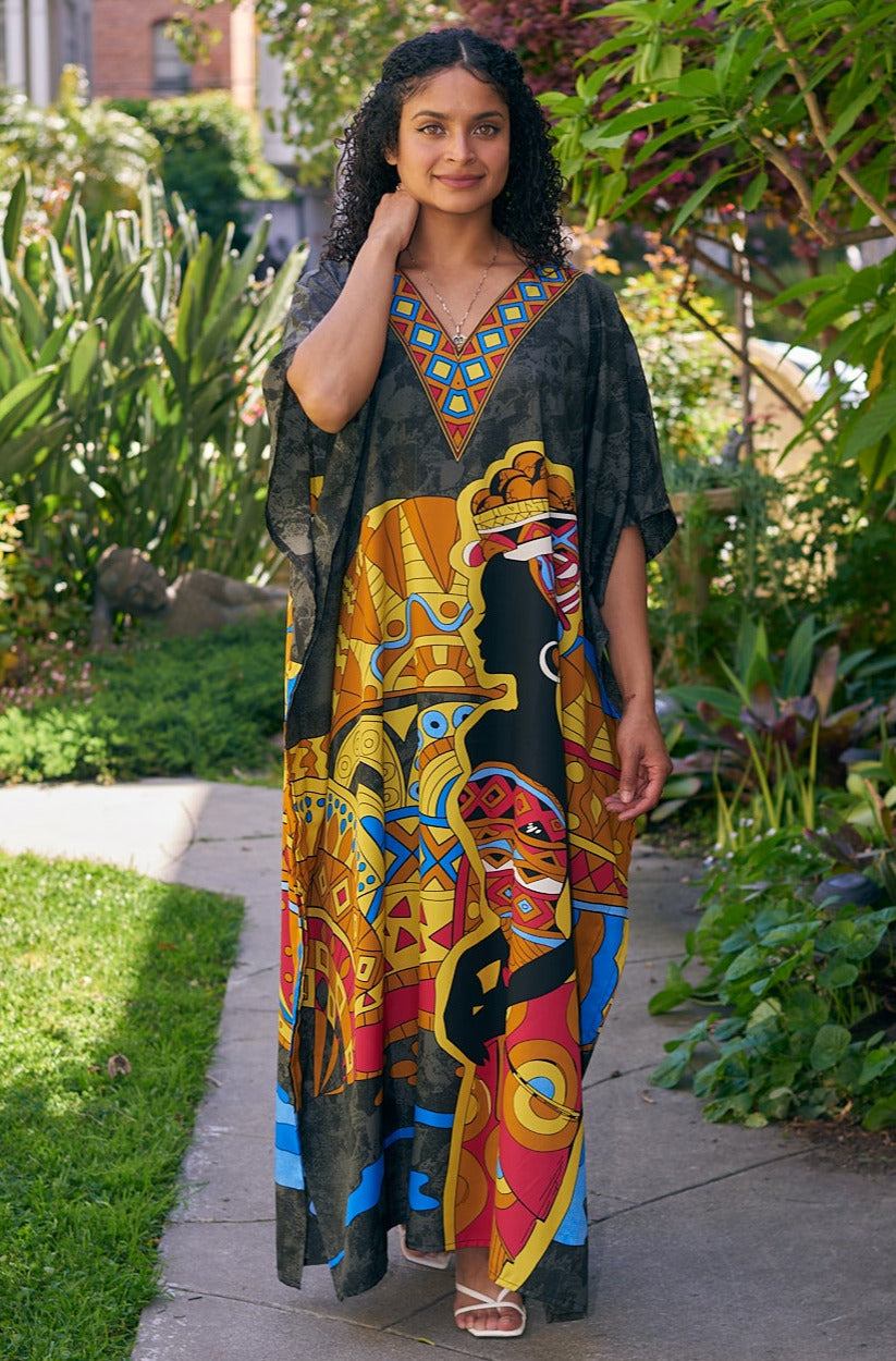 peppermayo dress Sunset Kisses Ruffle Maxi Dress