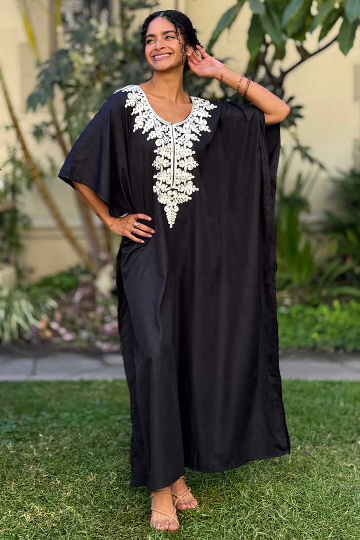 Jillian Embroidered Caftan