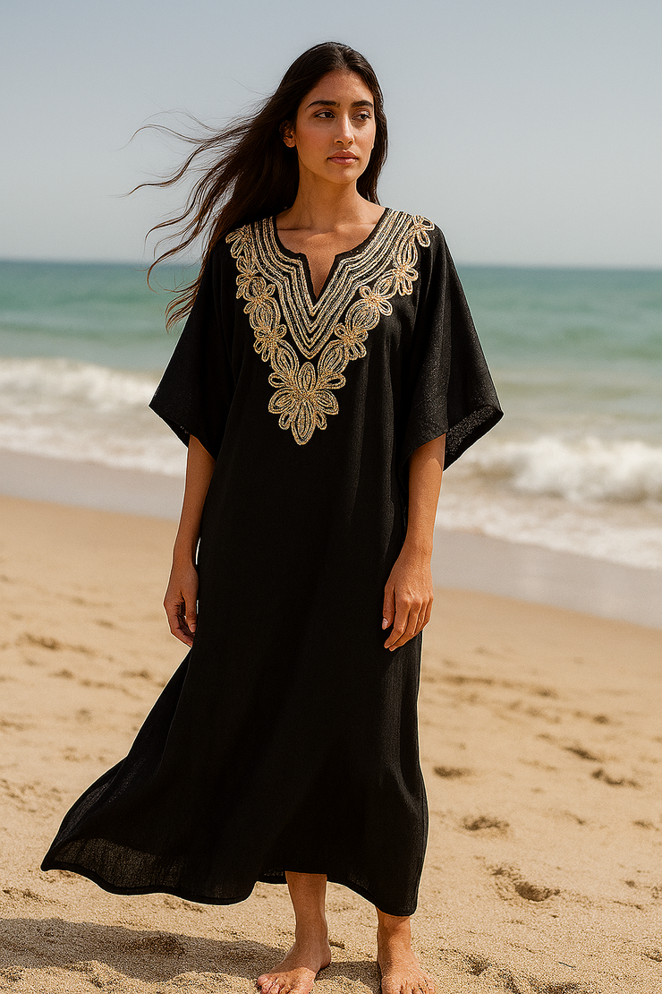 BUTTERFLY Embroidered Caftan
