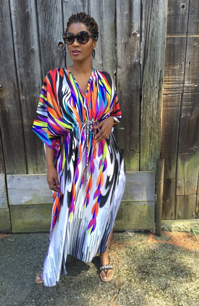 Nayla Long Caftan White Caftans by Winlar